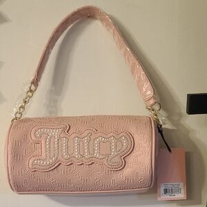 Juicy Couture Pink Shoulder Bag with Gold Hardware. New With Tags.